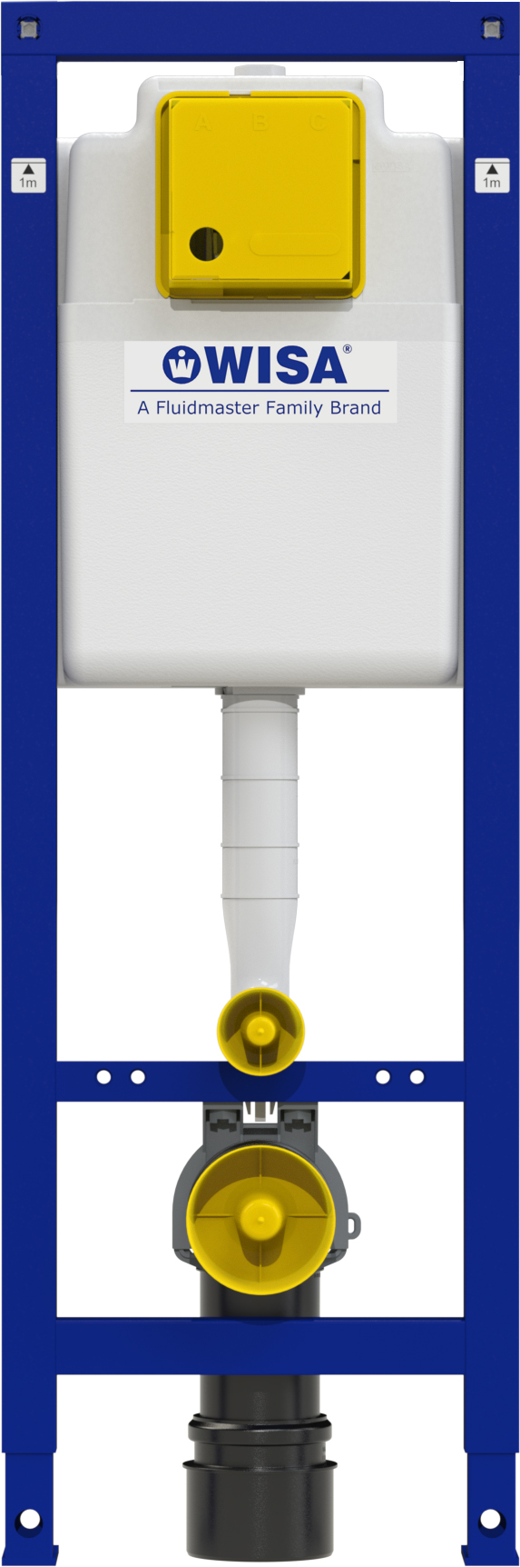 WISA XS WC frame 16 x 2 internal connection 112 cm