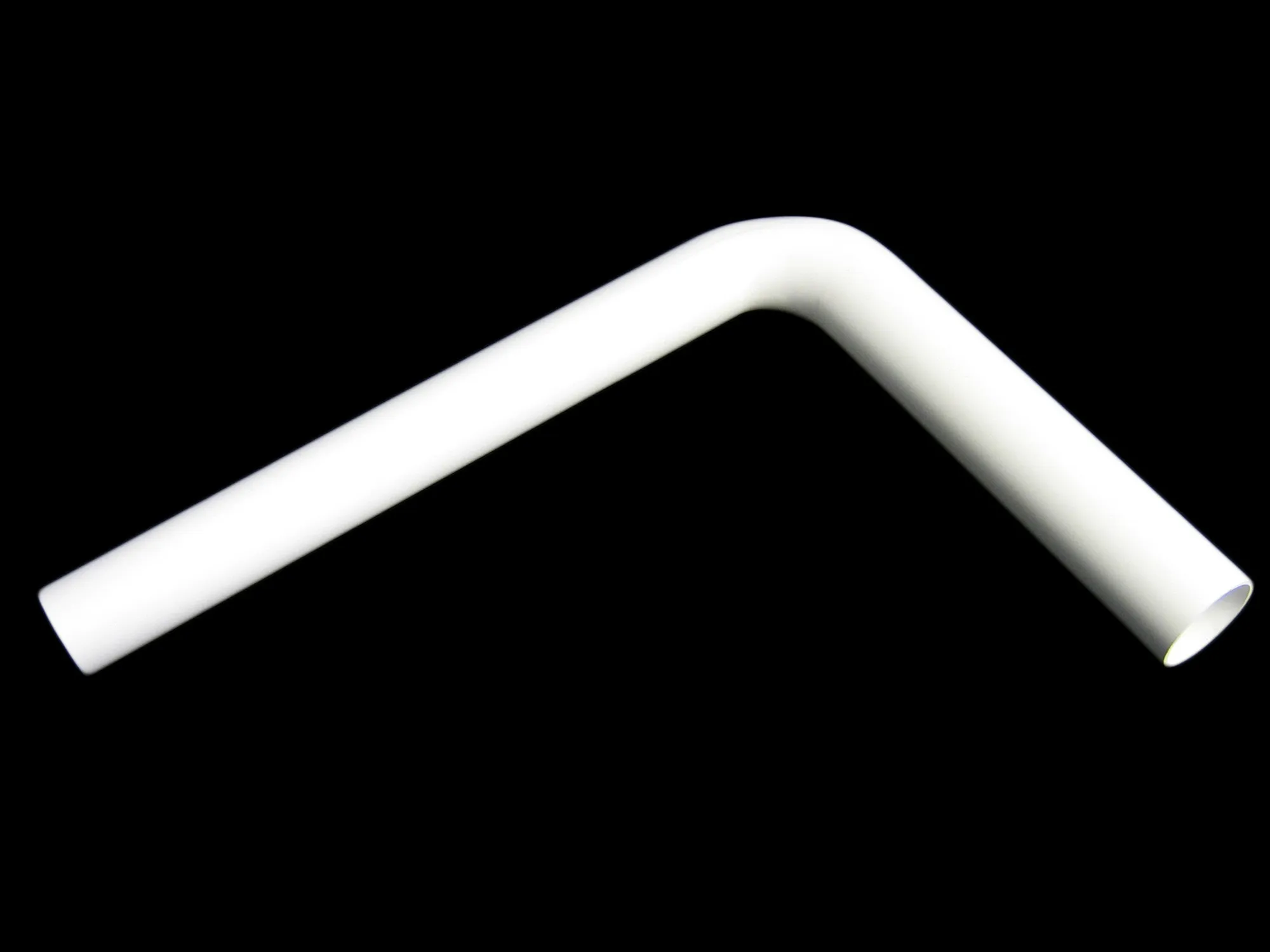 Flush pipe elbow 280 x 400 mm, white