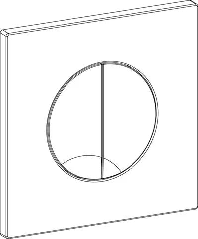 Panel de control XS Maro cromo mate DF