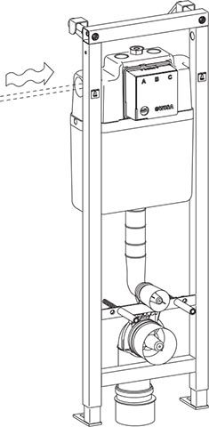 WISA XS WC front G 1/2 inwendige aansluiting