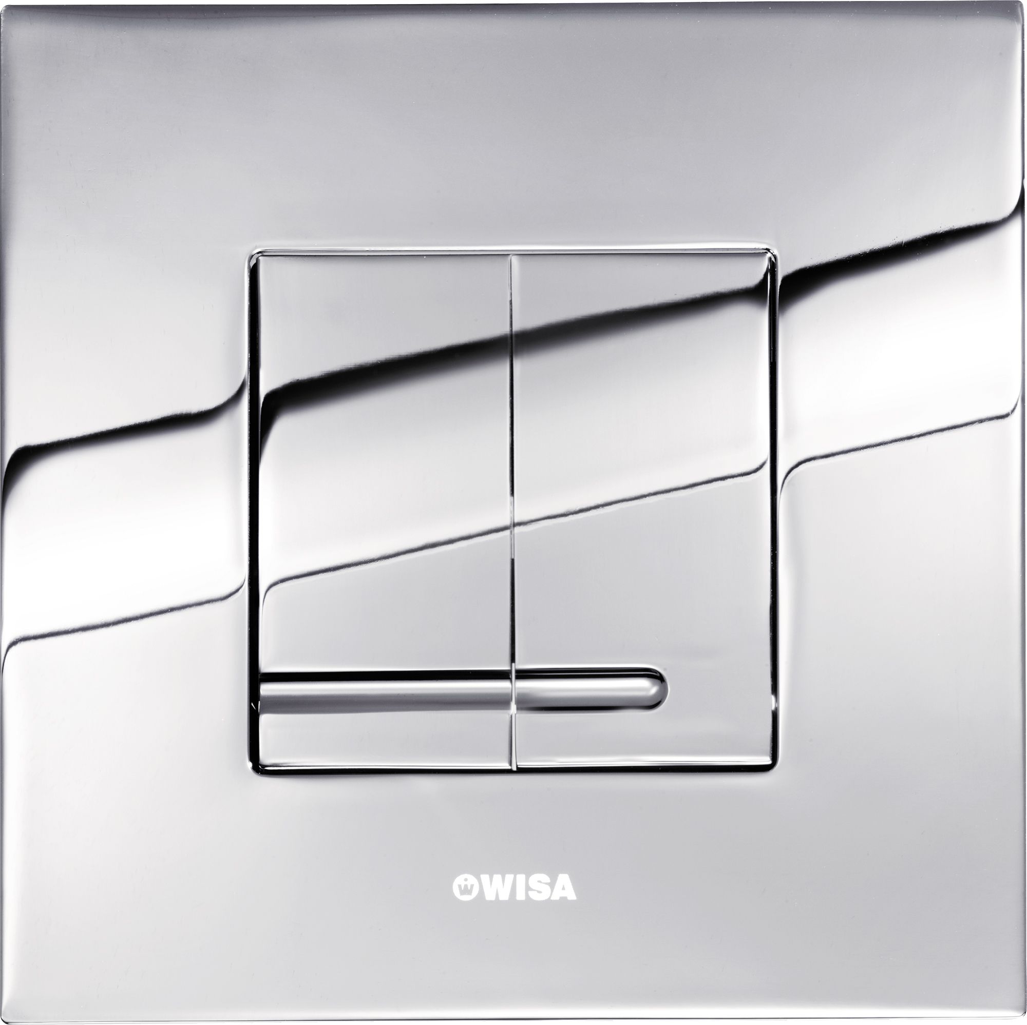 XS Control panel Delos metal bright chrome DF