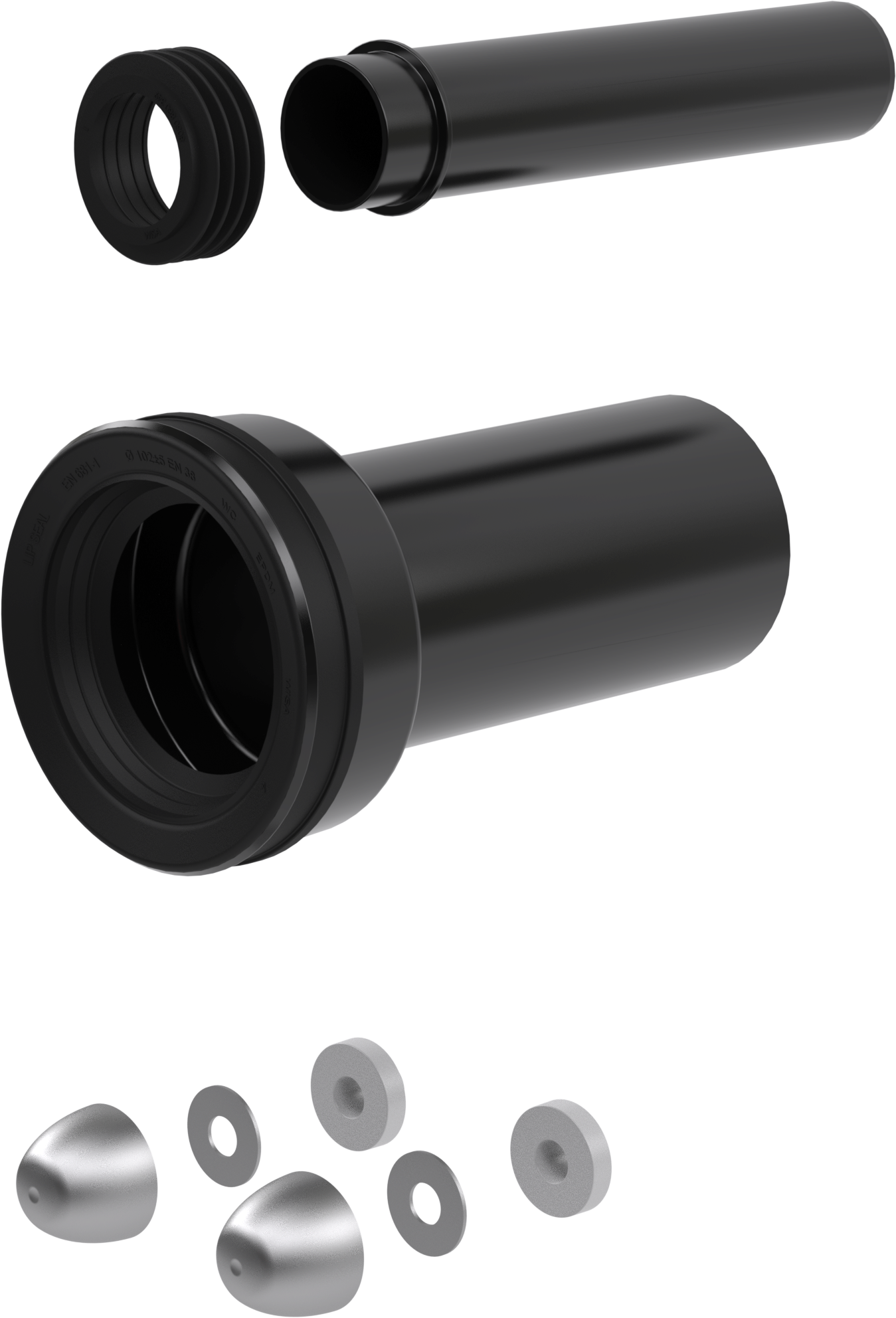 WC aansluitset L=230mm