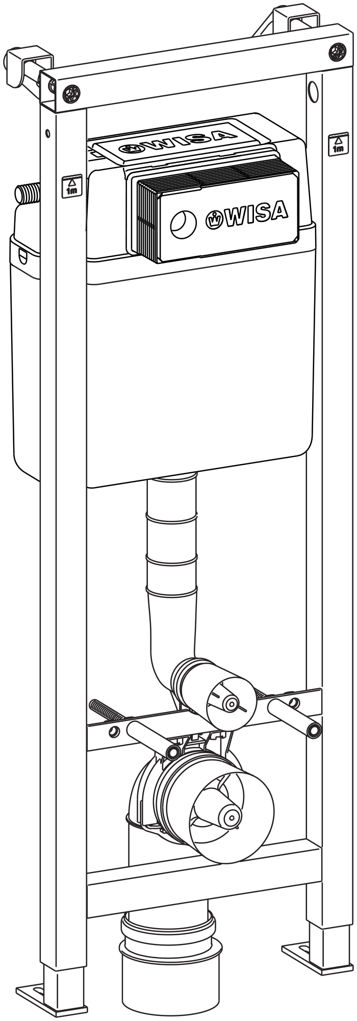 WISA XT WC frame 112 cm