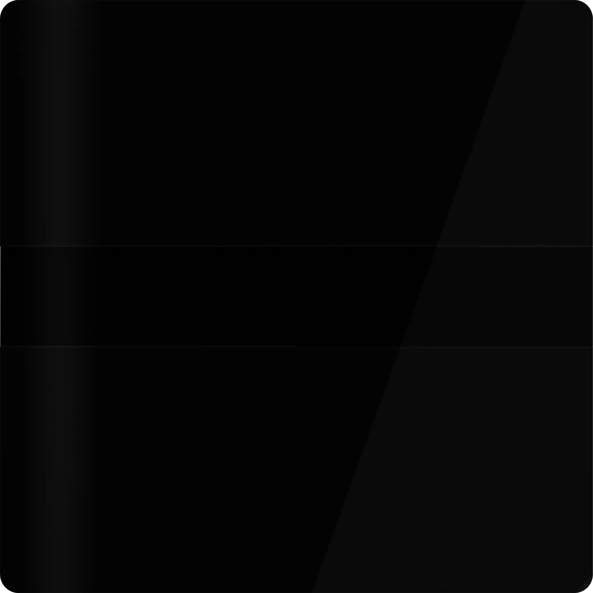 Panel de control XS Eos Glas negro DF