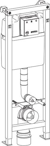 WISA XS WC frame 112 cm