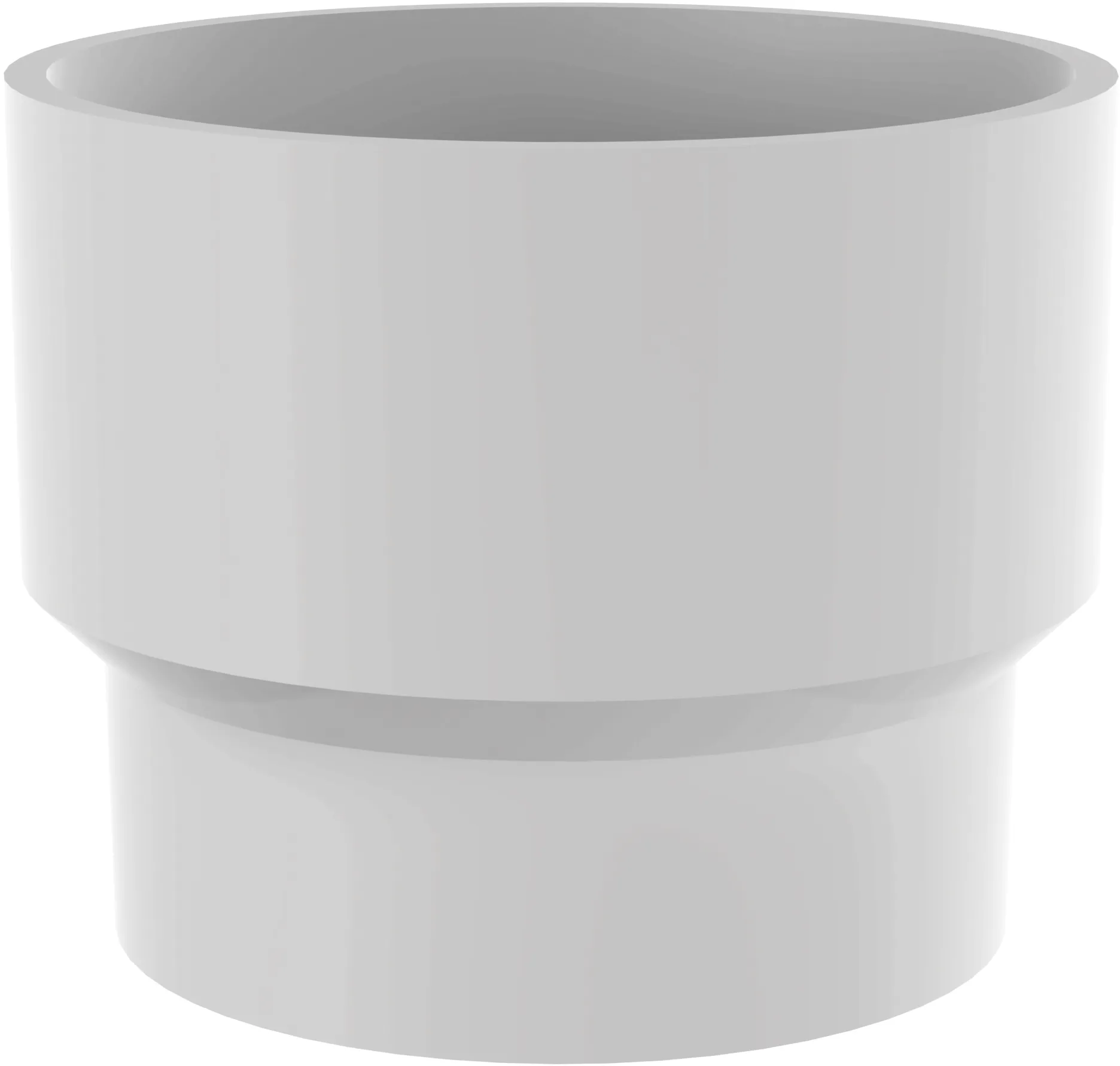 Depósitos colgantes reductores de caudal de agua, blanco