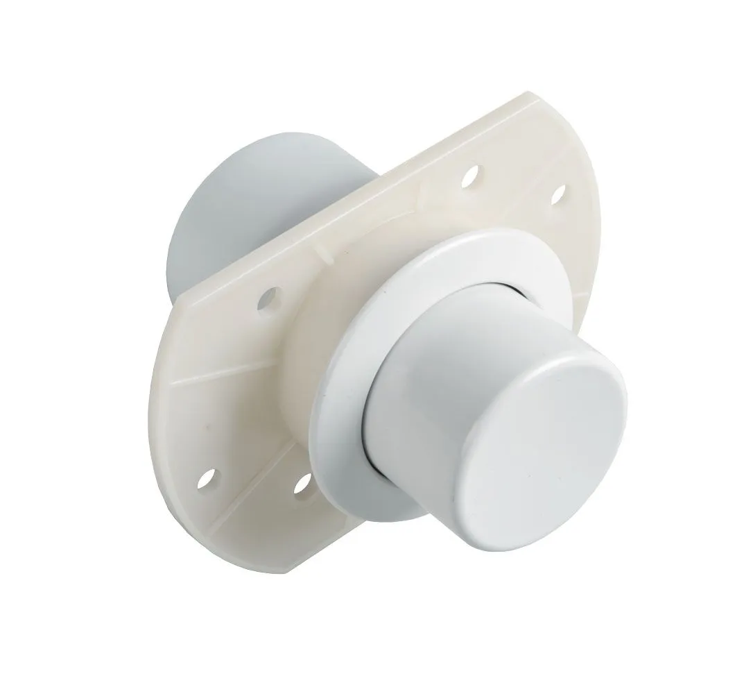 PUSH BUTTON HAND SWITCH, INSTALLATION IN FURNITURE, white