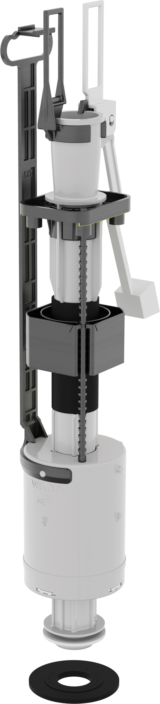 Mecanismo de descarga con goma de válvula inferior XF incluida