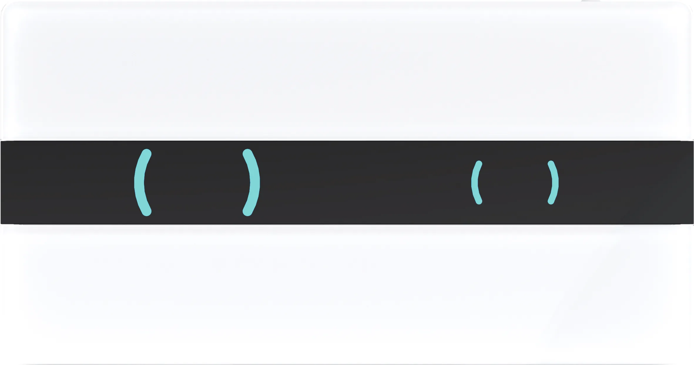 Panel de control XT Ion Glass blanco DF