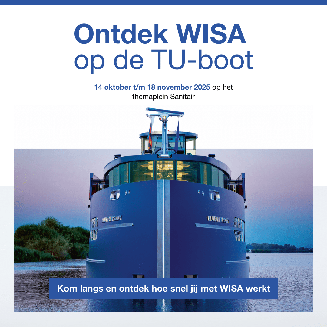 WISA en Fluidmaster varen mee met de TU Boot 2025! wisa tu boot