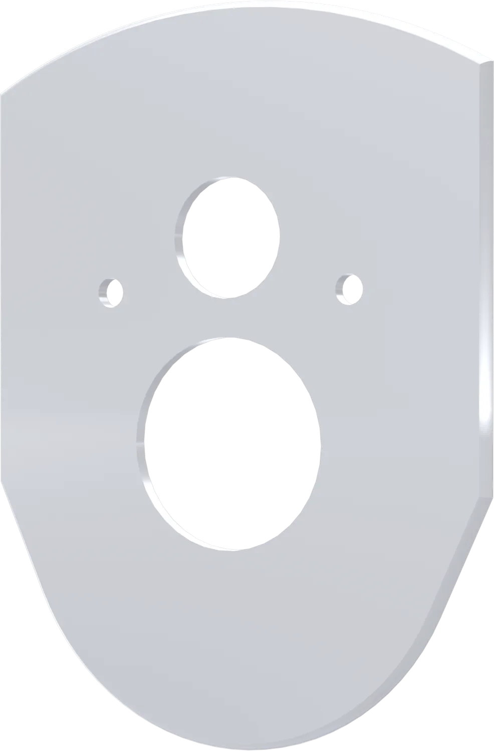 Afdekplaat Vario, wit