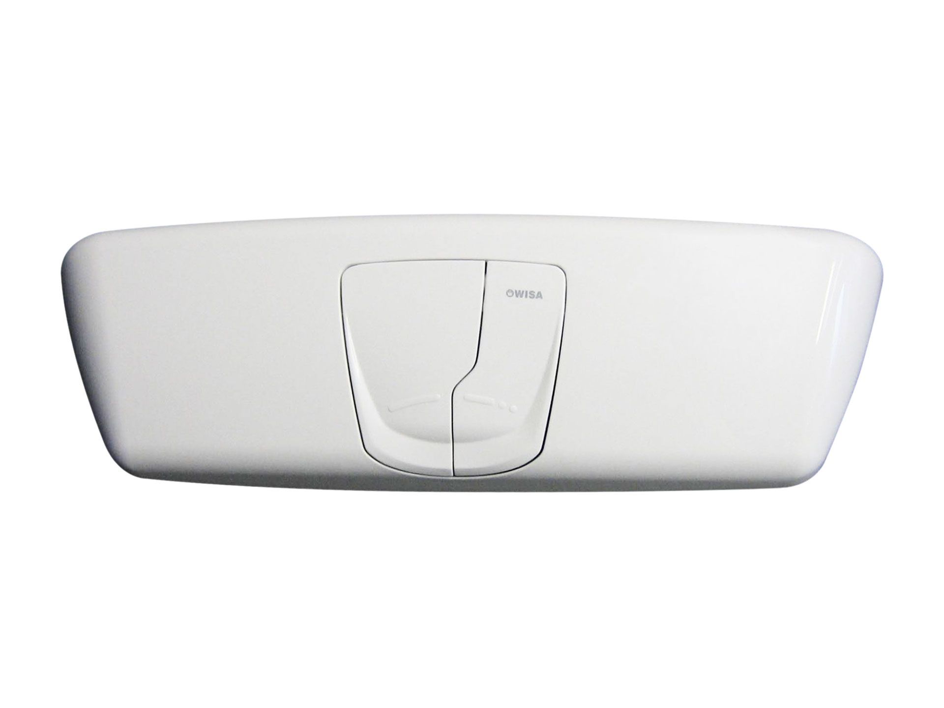 Deksel met dubbele druktoets WISA 1036, wit