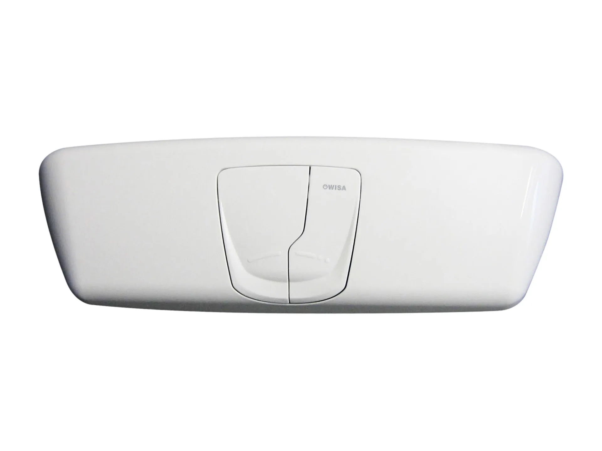 Deksel met dubbele druktoets WISA 1036, wit