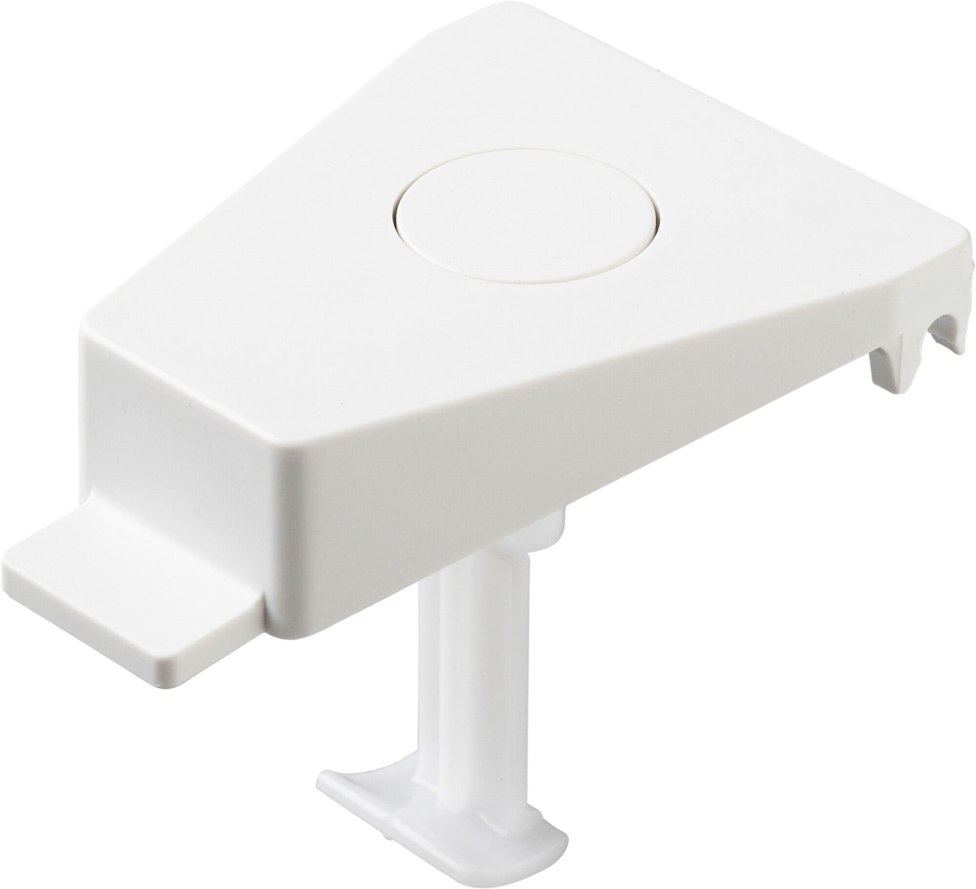 Push button white with flush interruption WISA 500/750