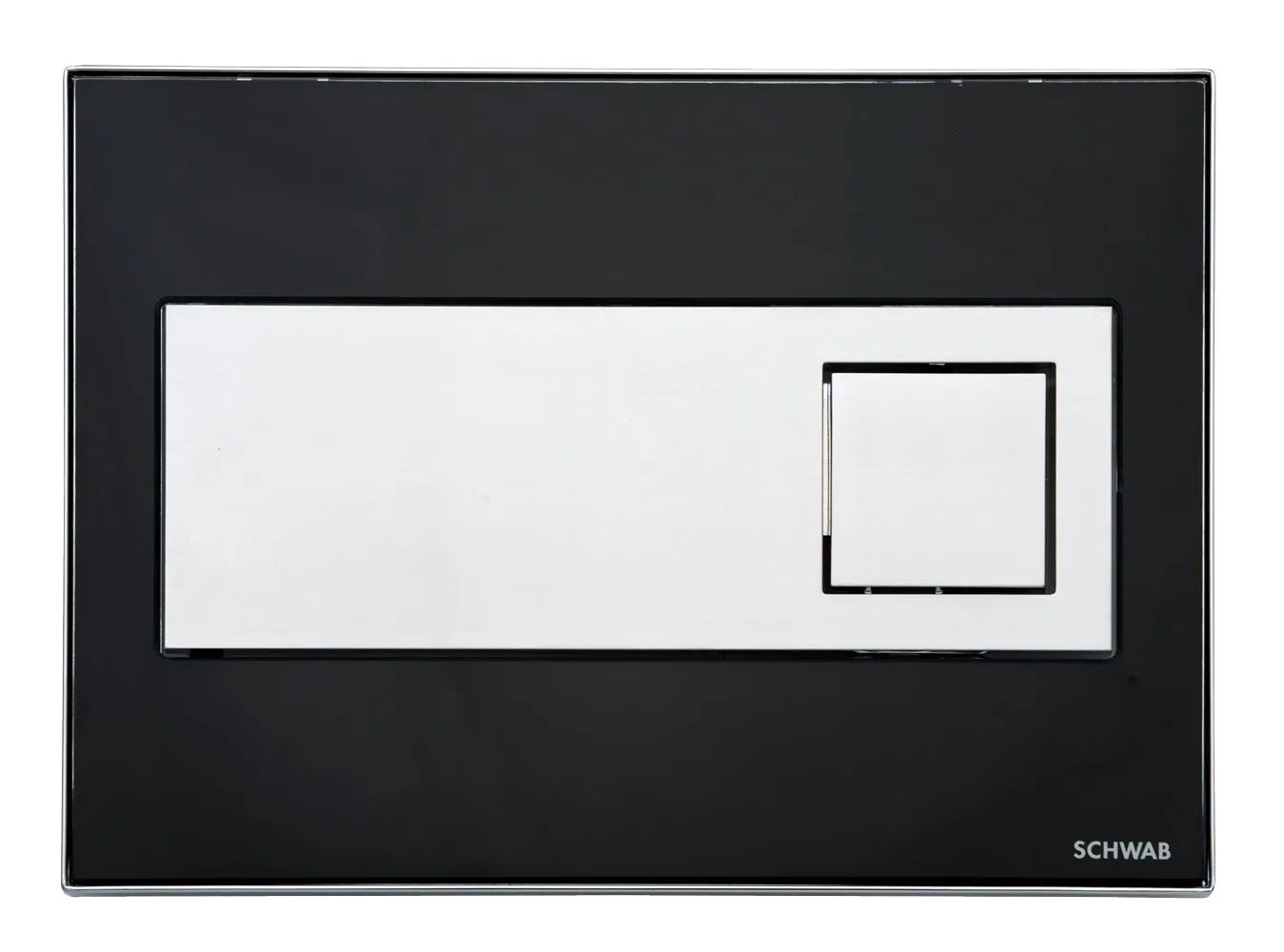 Bedieningspaneel Caro glas, zwart