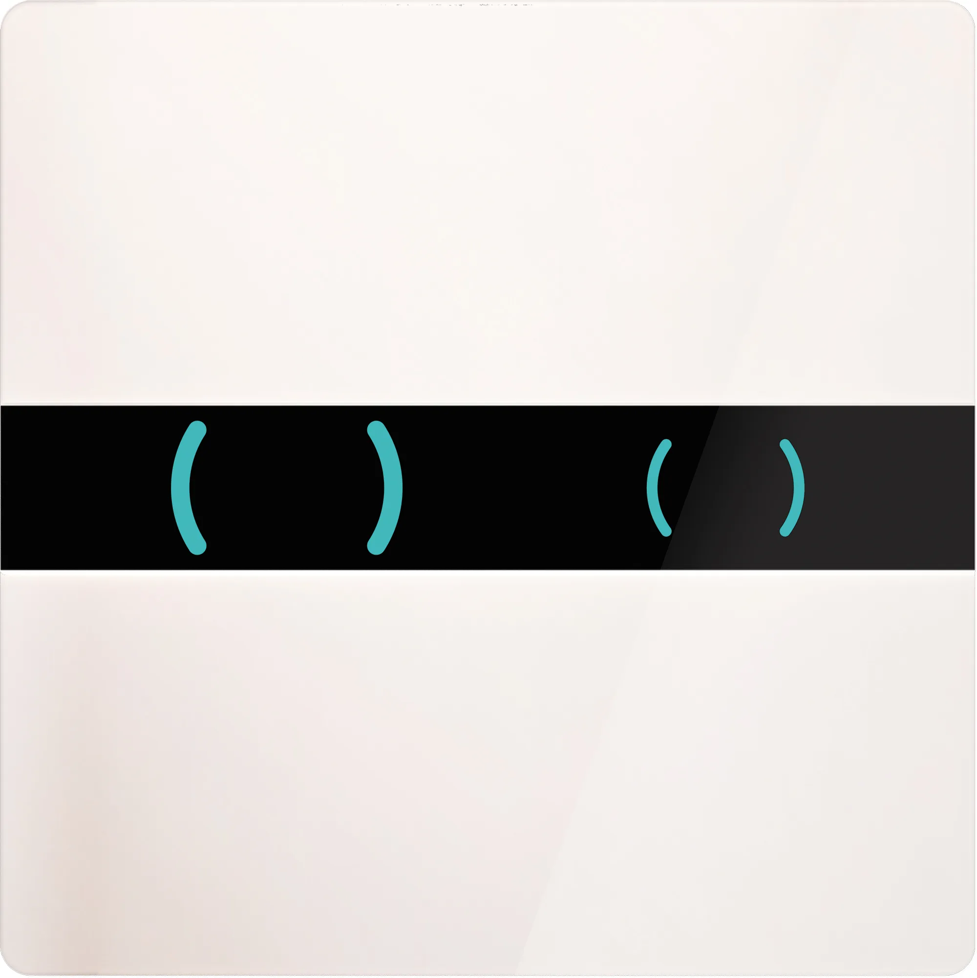 XS Control Panel EOS DF glass white