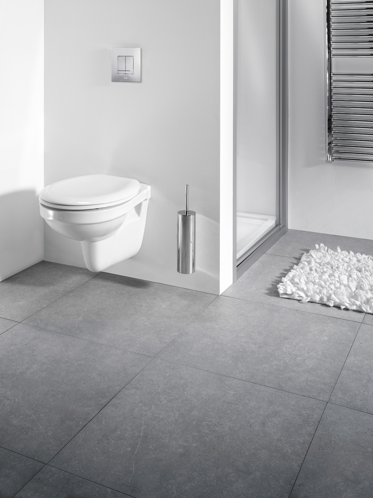 Panel de control XS Delos plástico cromo mate DF