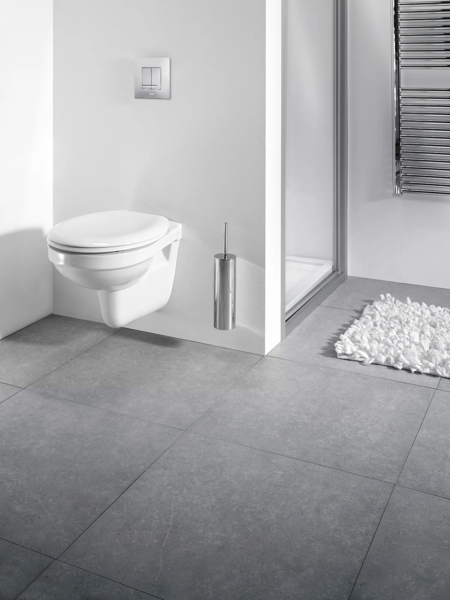 Panel de control XS Delos plástico cromo mate DF