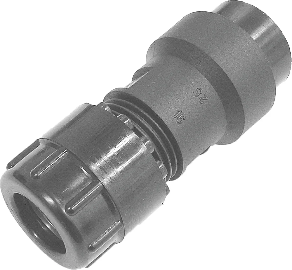 Meermaatsverloopset 40 x 25 mm, zwart