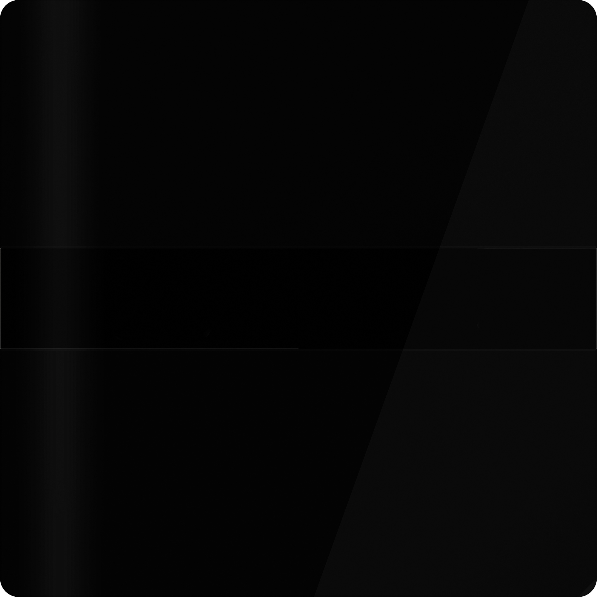 Panel de control XS Eos Glas negro DF