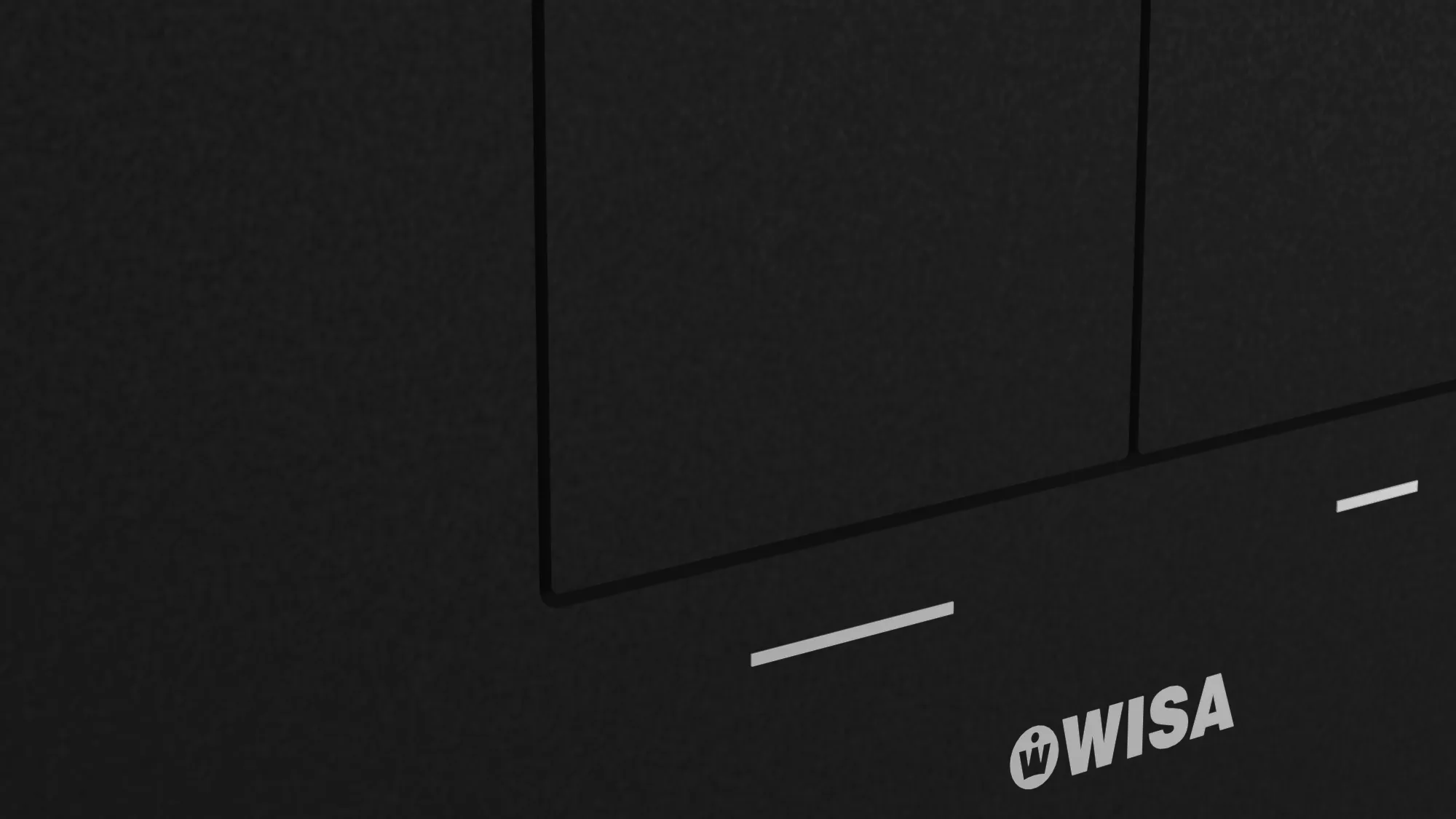 XS/XF Bedieningspaneel Delos Aluminium DF, mat zwart