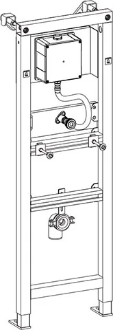 mecanismo de urinario WISA XS para panel Square