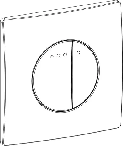 Quadro control panel Enyo DF matt chrome