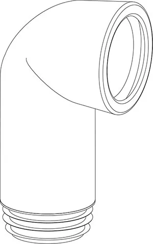 WC discharge elbow 302C