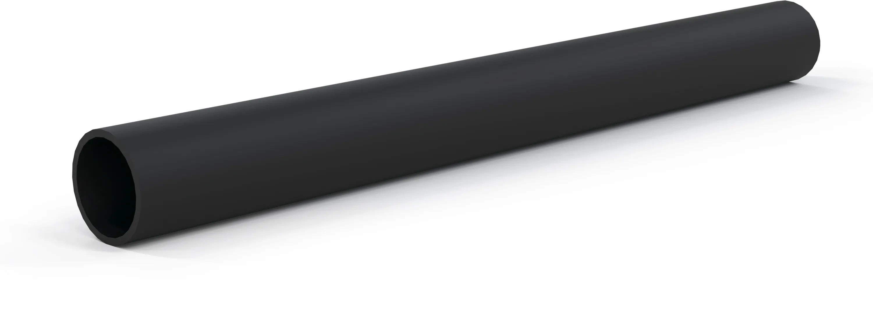 Valpijpverlengbuis 450 mm x 45 mm, zwart