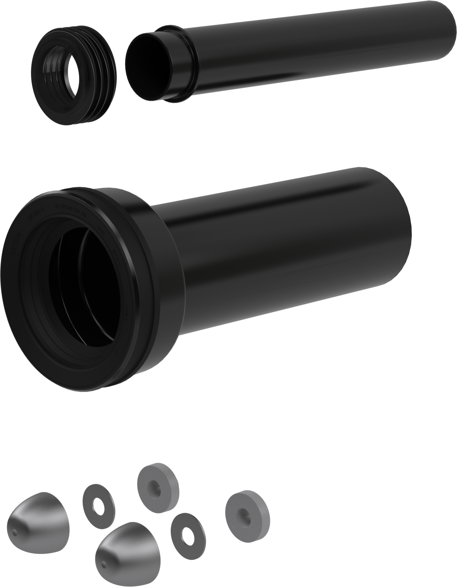 WC aansluitset L=300mm