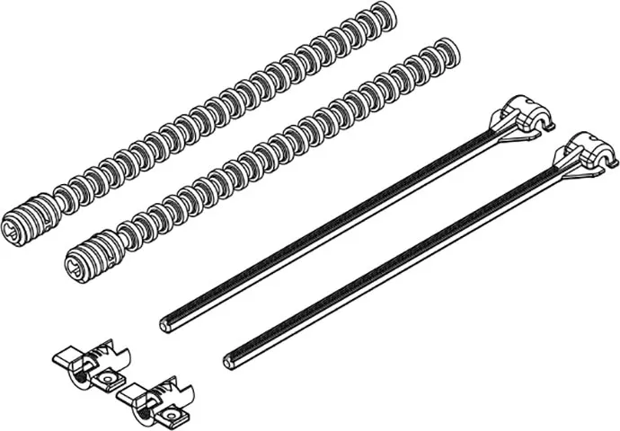 Set montage- en stelpennen DF WISA XS/XF
