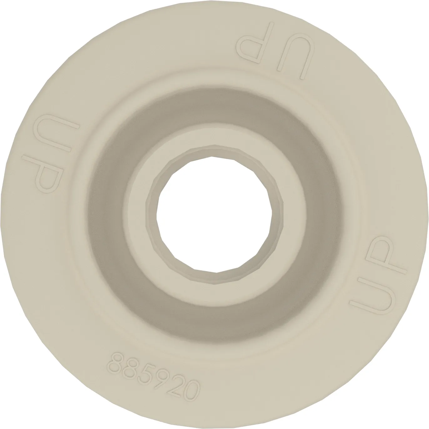 Bodemkleprubber Ø69x19 mm