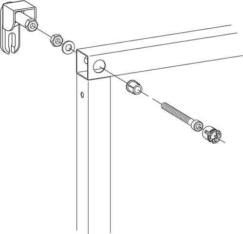 WISA muurbevestigingsset