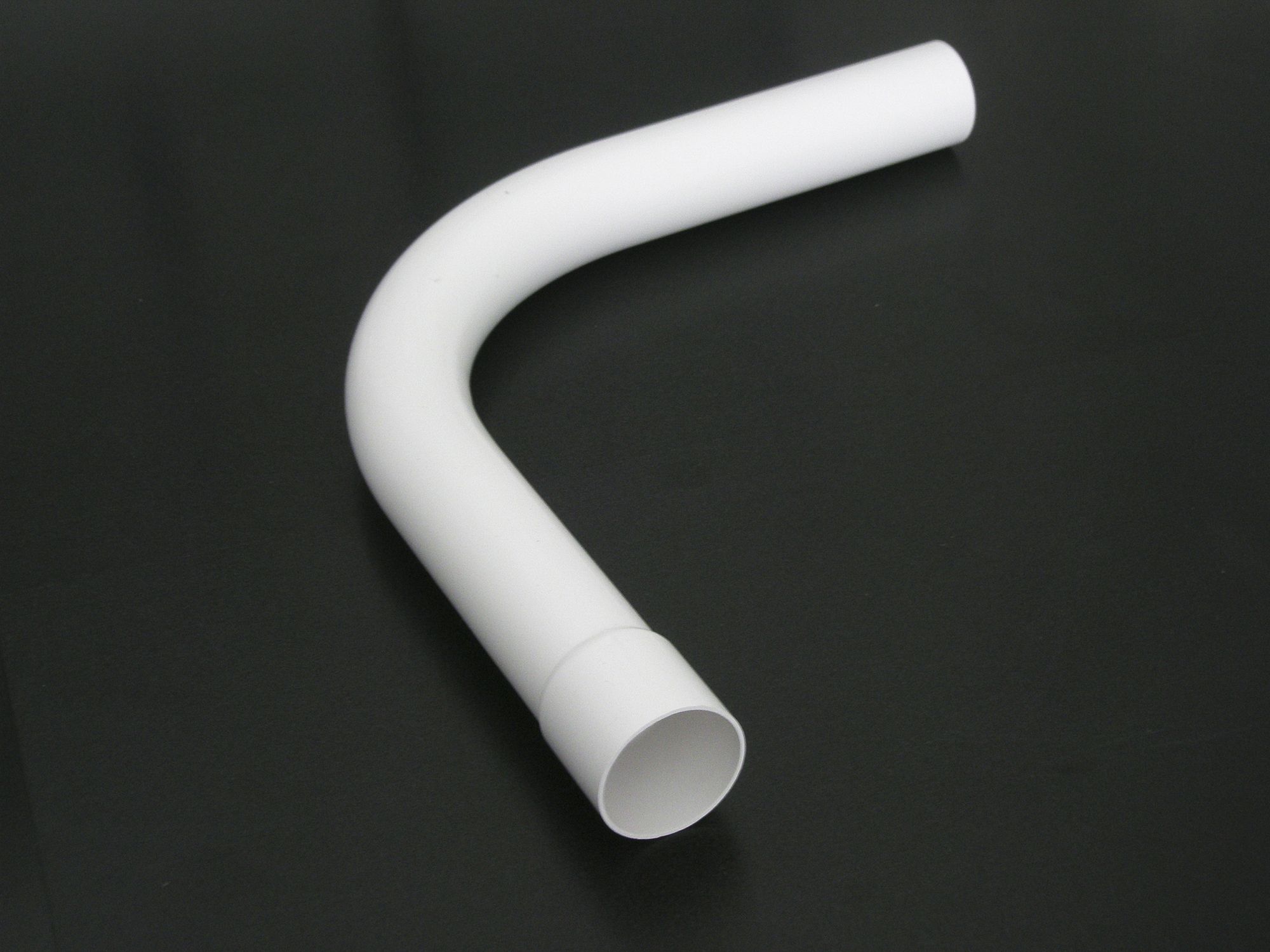 Flush pipe elbow WISA 285, white