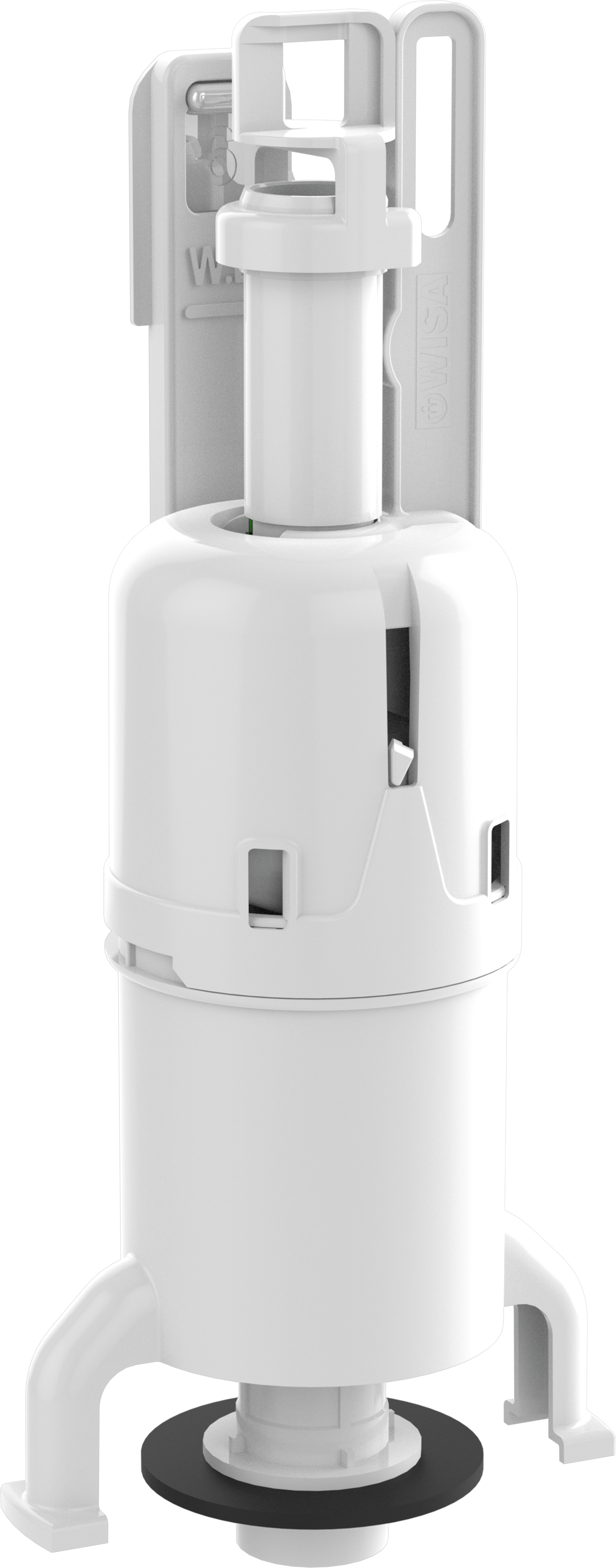 Uitstroommechanisme inclusief bodemkleprubber WISA XS/XT