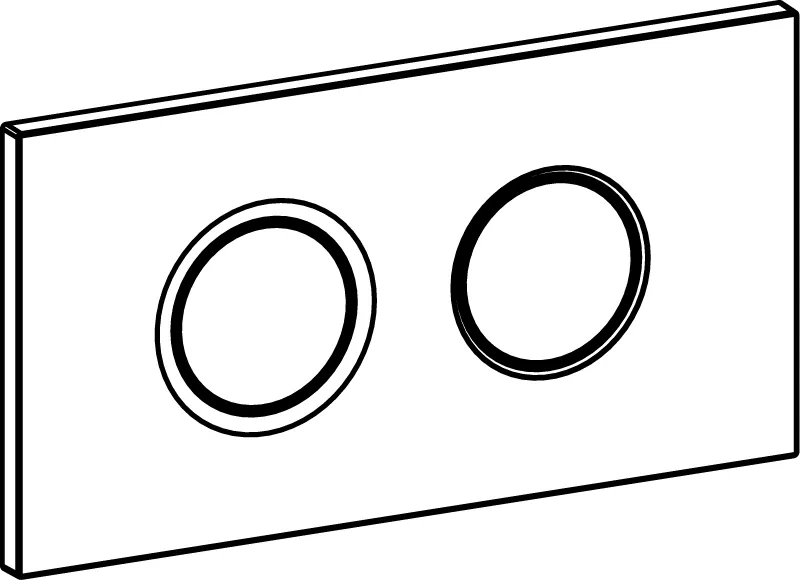 Panel de control XT Juno plástico cromo mate DF