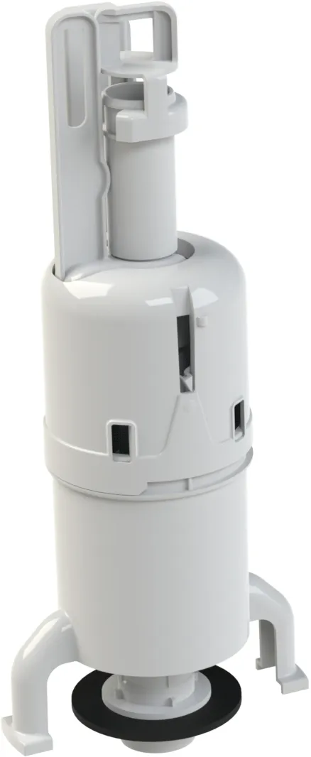 Uitstroommechanisme inclusief bodemkleprubber WISA 1036