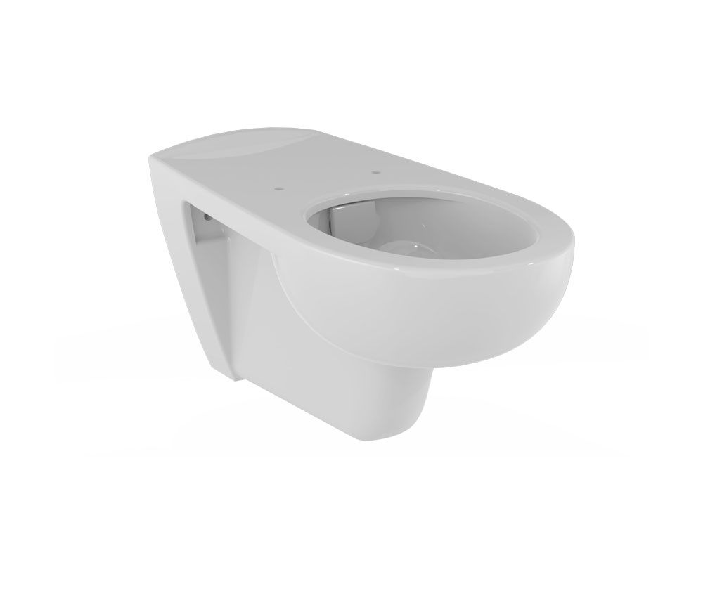 MEDICA WALL-HUNG TOILET BOWL, RIMLESS