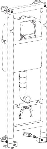 Juego de sujeción inferior a la pared WISA XS