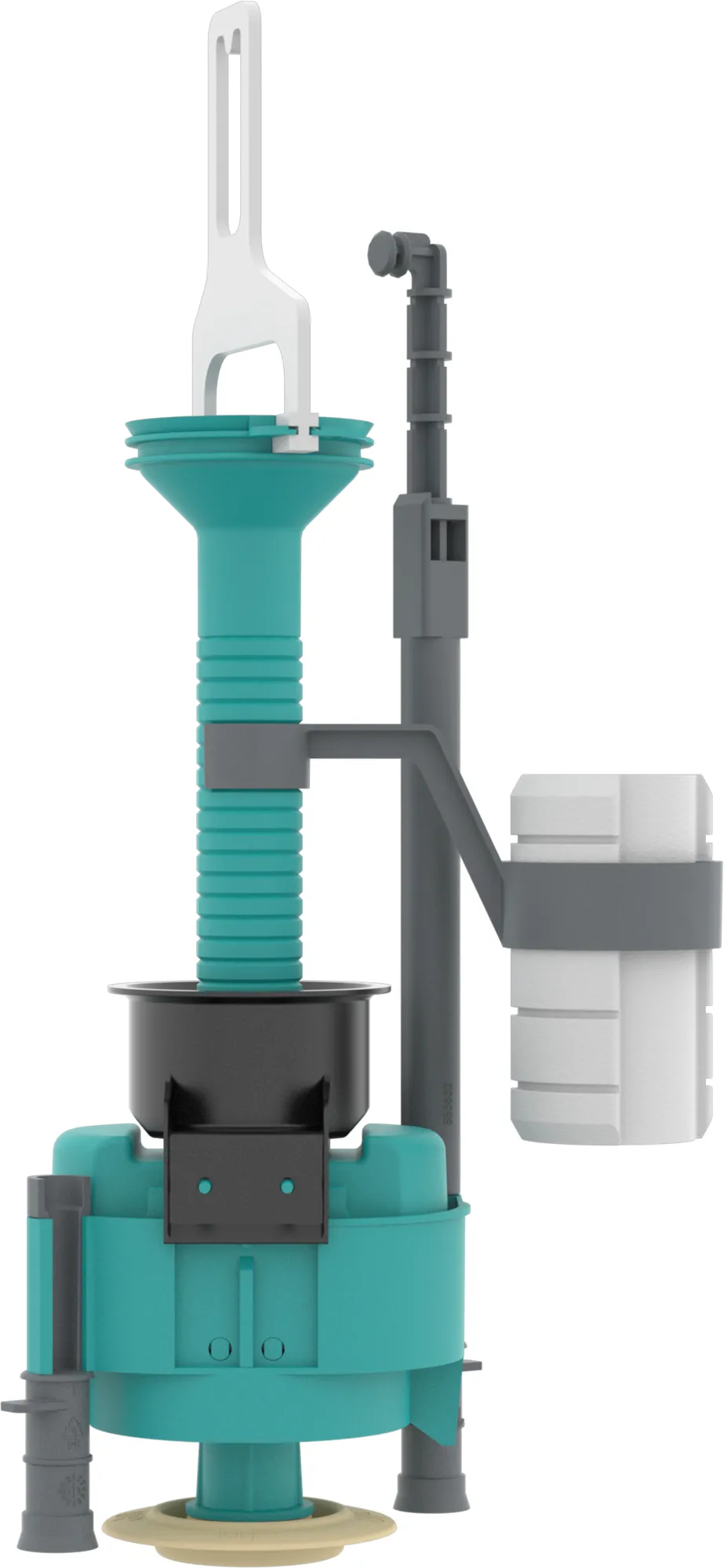 Uitstroommechanisme inclusief bodemkleprubber WISA336/450