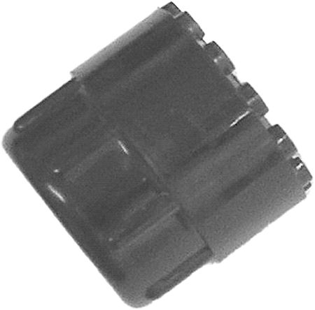 Simplast moer 50 mm, zwart