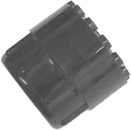 Simplast moer 40 mm, zwart