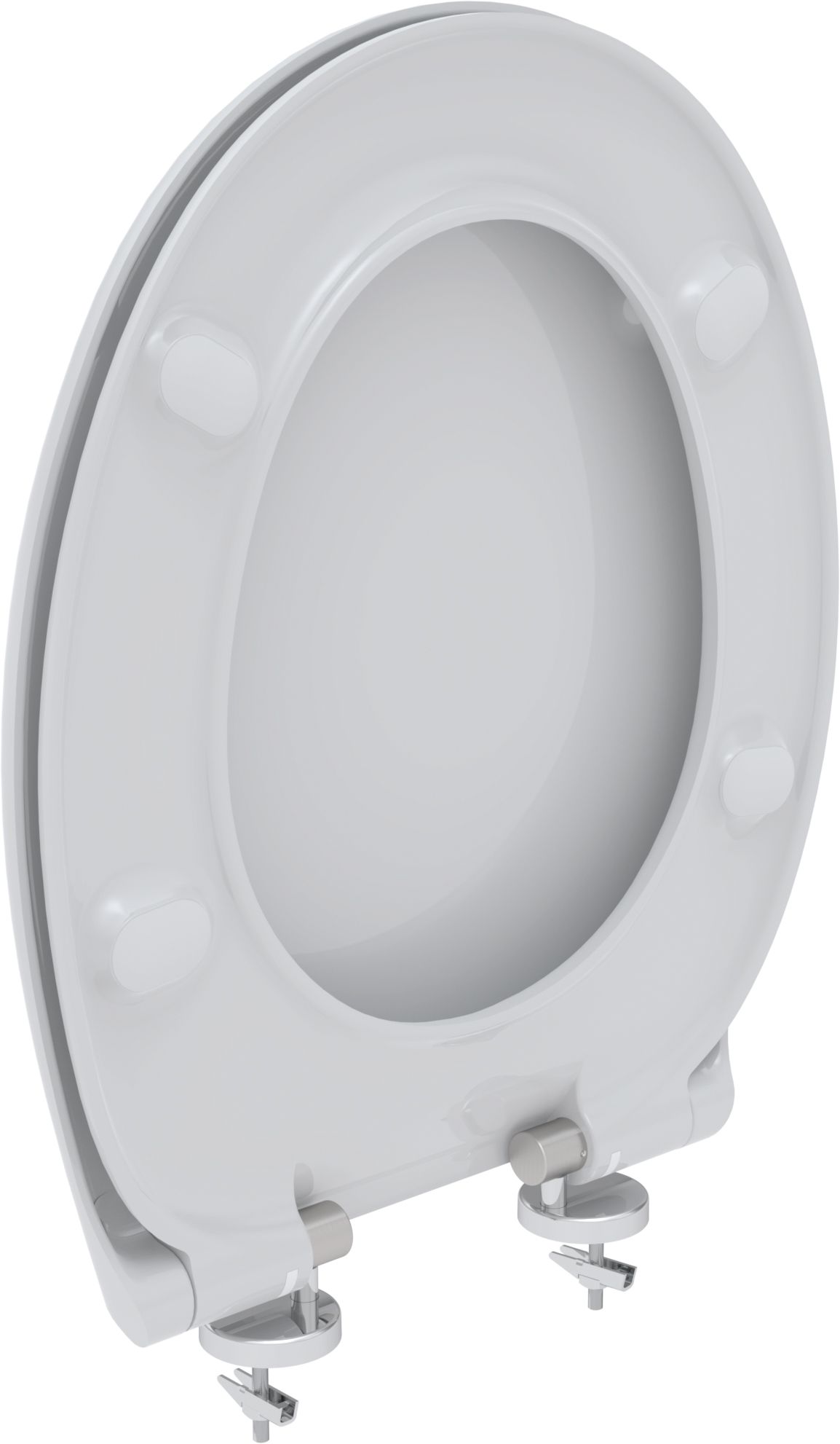 Toilet seat Libra, white, quick release