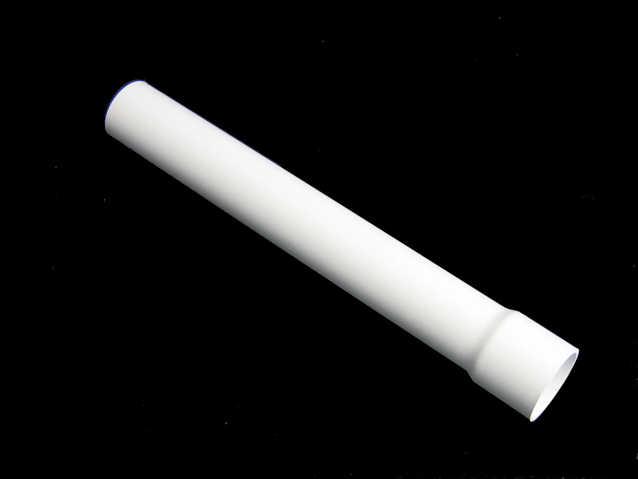 Straight tube 340 mm, white
