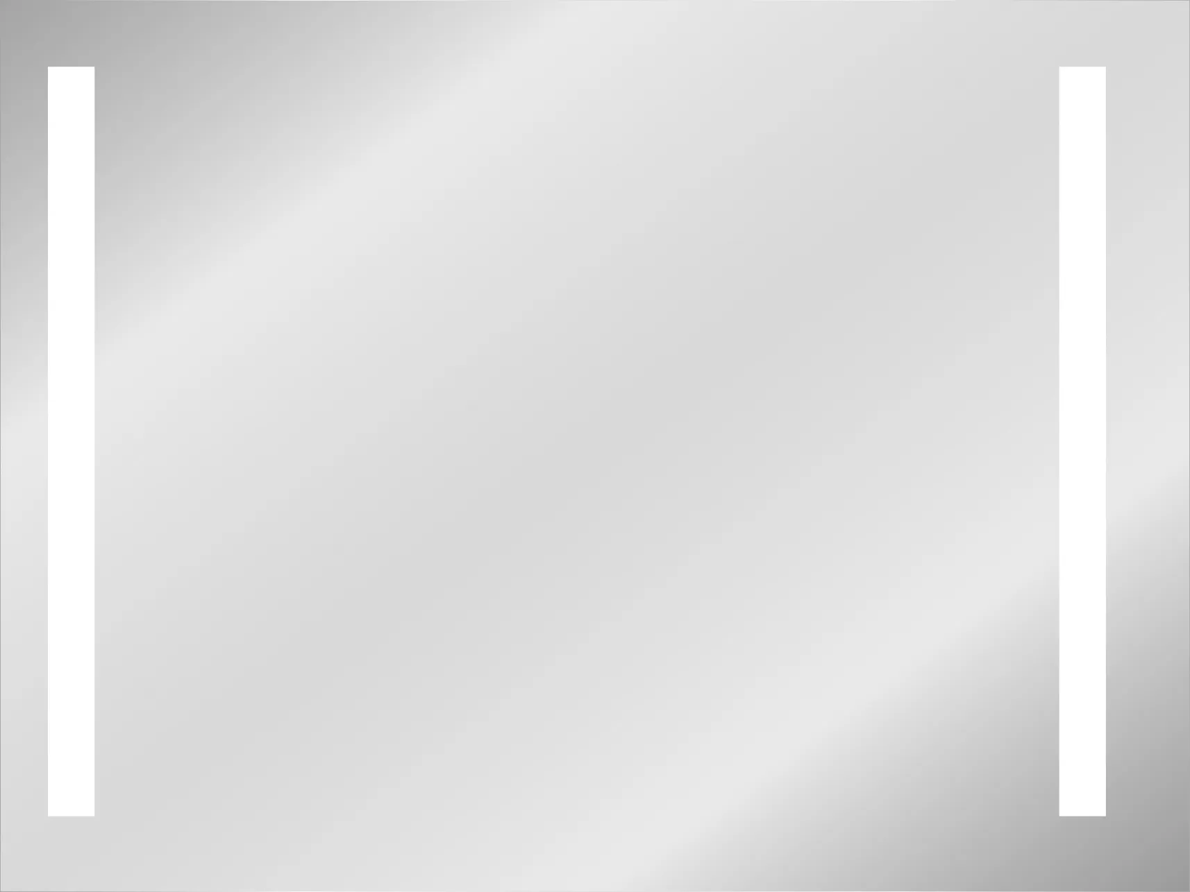 Acadia spiegel 80x70 cm met led