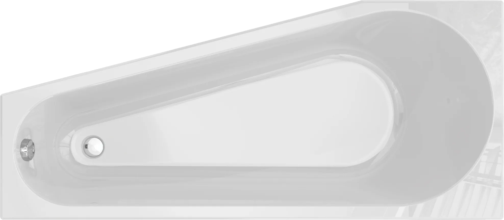 Avellino 160x70 cm links, wit