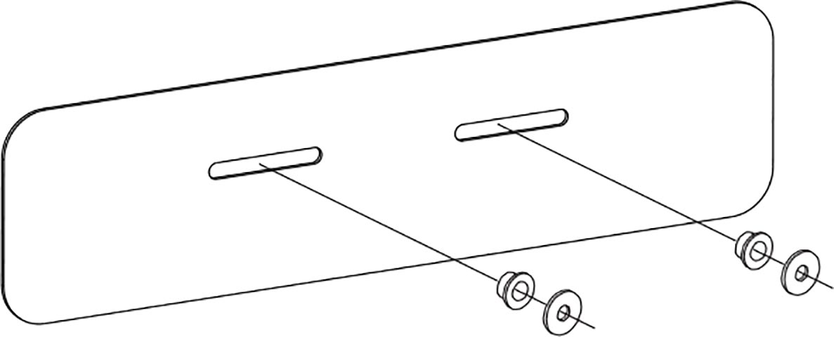 Geluidsisolatieset voor wastafel