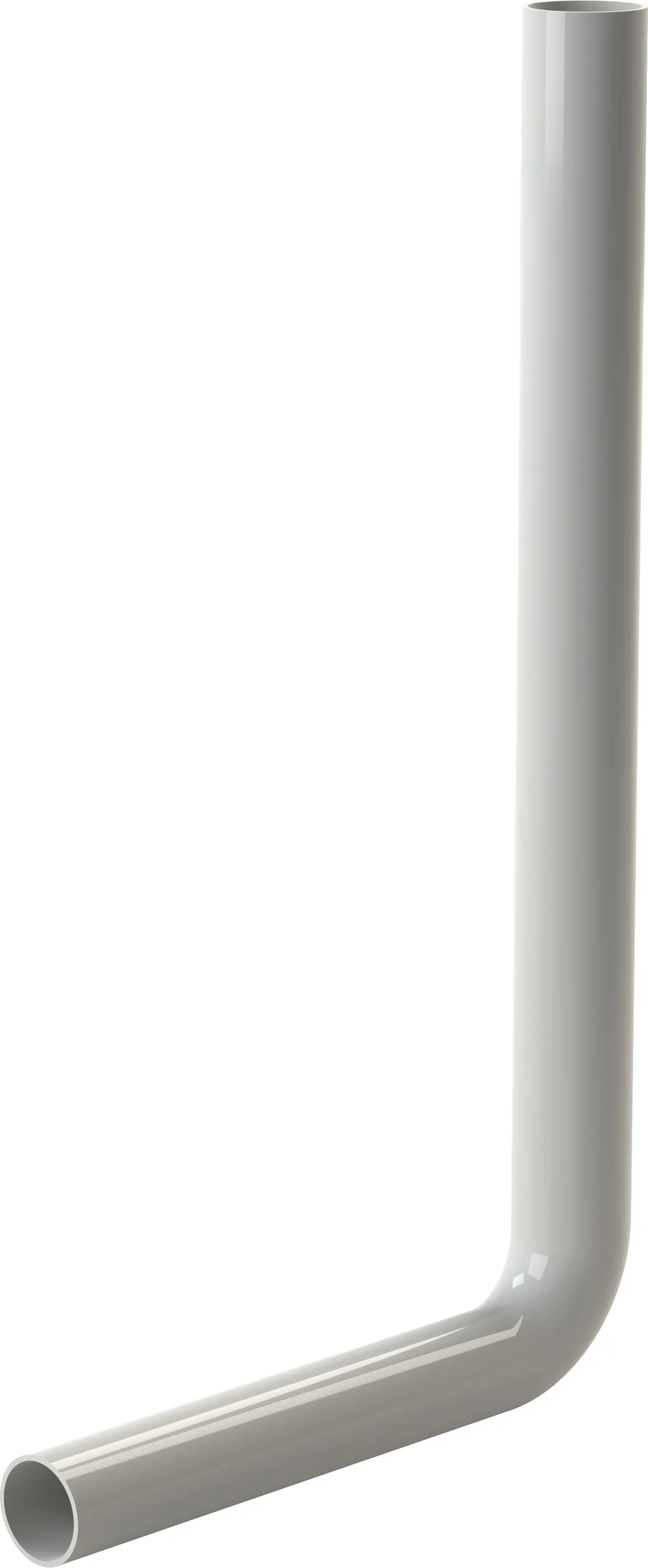 Flush pipe elbow 550 x 300 mm, white