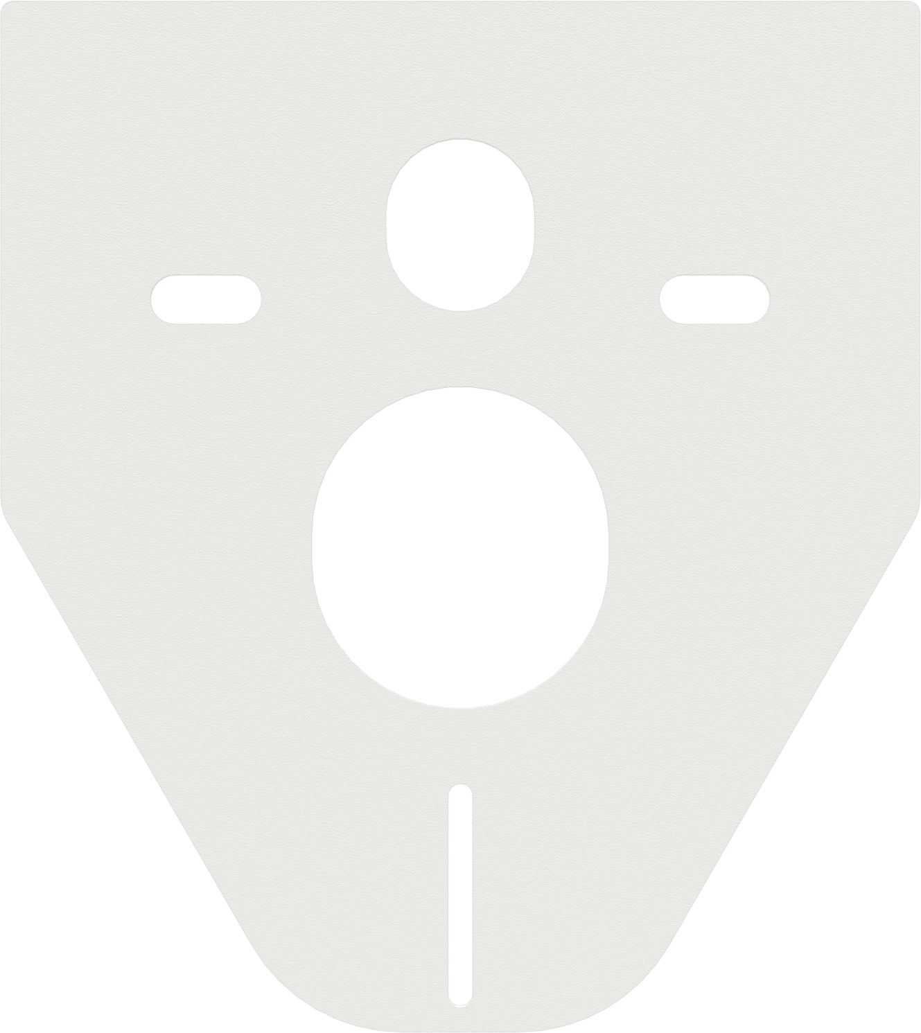 Geluidsisolatieset voor wandcloset en bidet