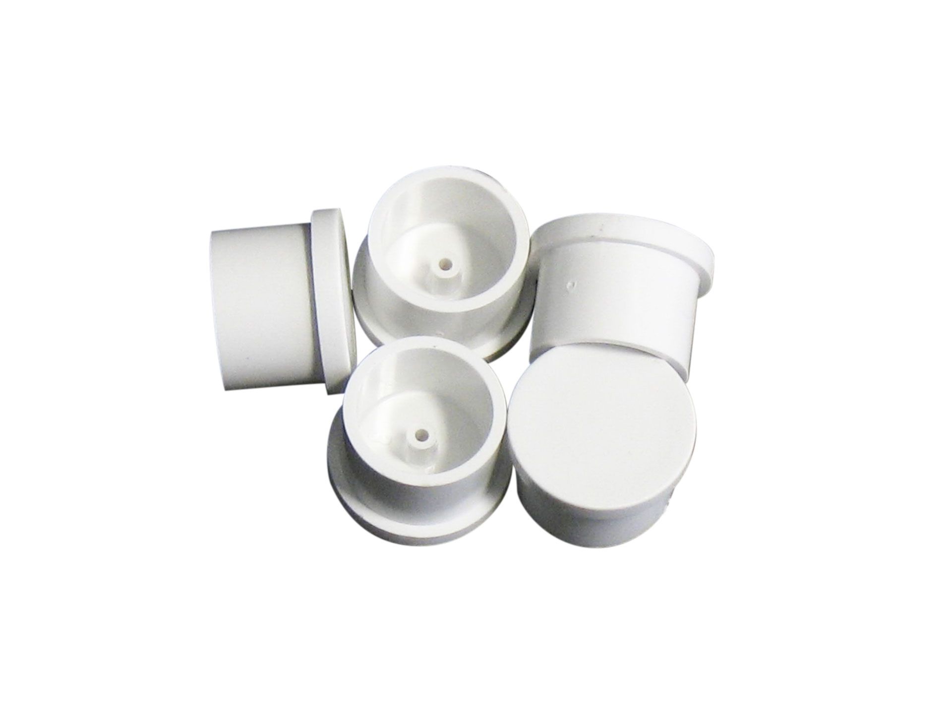 Bag of flush interruption push button white (5 pc.)